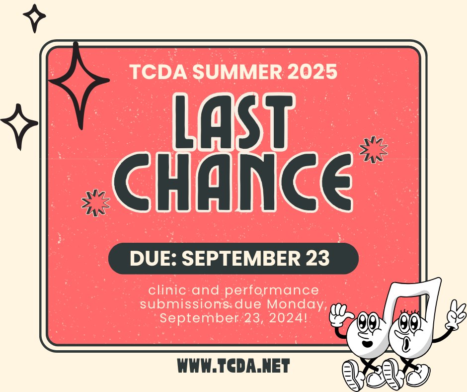 Calling for workshop sessions, reading sessions, panels, performers, etc! Summer 2025 Texas Choral Directors Association in San Antonio 

We also need submissions for the Worship &amp; Community Music Division.

I'm asking you to consider and send in your topics!