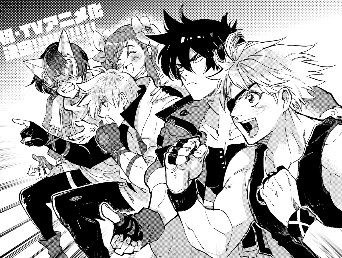 1_ssmk's tweet photo. 夏イベント用のペーパー絵・㊗アニメ化verでした https://t.co/quHHLL33Pj