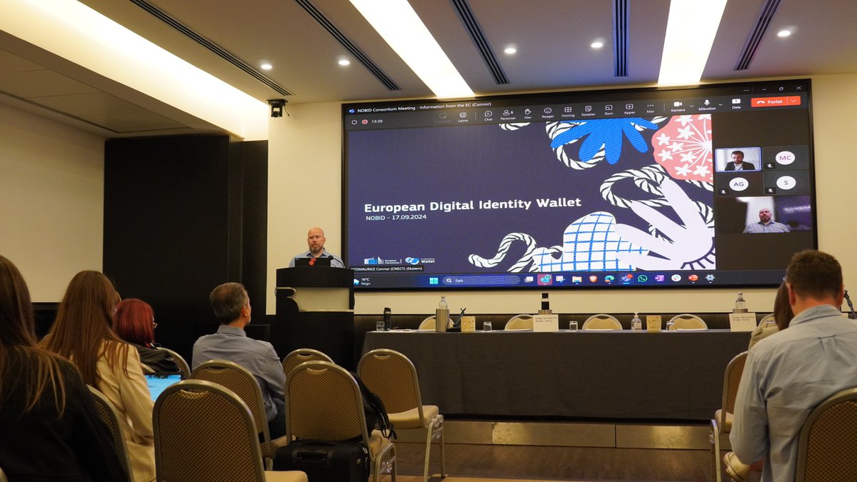 nobidconsortium's tweet photo. 📌That’s a wrap! More than 100 people participating in the NOBID Consortium met up in Rome to share updates on the LSP in relation to the @EUdigitalID project. Find out more on our website: https://t.co/NAeUhlekTV https://t.co/oZf8gcUE0n