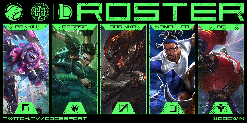 🟢PRESENTACIÓN🟢

Nuestras sargantanas más bangers ya han llegado🦎

Nuestro head coach <a href="/CptMariio/">CptMario/マリオ</a> y analista <a href="/aitorgm97/">Ginger</a> liderarán a nuestros invocadores a lo más alto.

#OrgullSargantana🦎