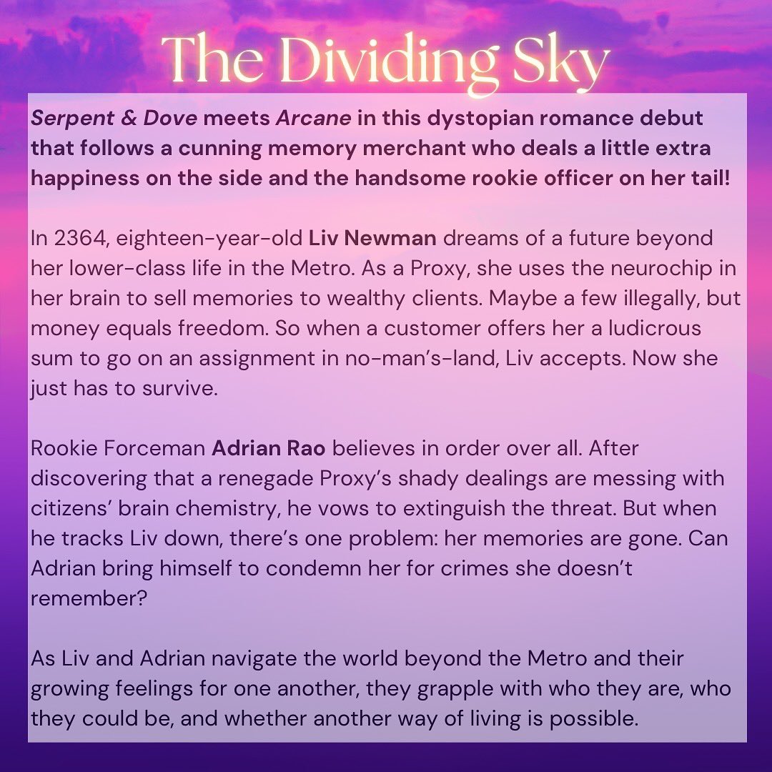 Jill Tew 🌌 THE DIVIDING SKY is in stores now!🌌 tweet media