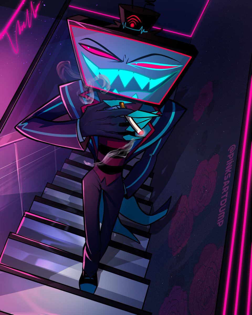 can't stop giving this man lung cancer 😩 #vox #hazbinhotelvox #hazbinhotel #hazbinhotelfanart