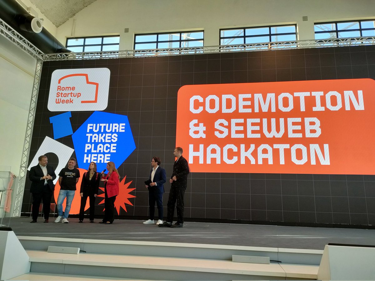 leosorge's tweet image. Future takes Place here
#Seeweb
#Codemotion
