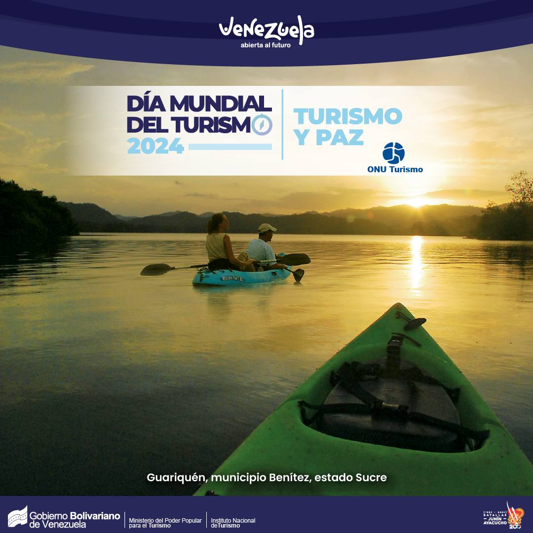 En el marco del Día Mundial de Turismo 2024, te invitamos a que disfrutes de nuestros destinos turísticos a nivel nacional.

Guariquén, municipio Benítez estado Sucre

#turismo #turismonacional #venezuela #venezuelaabiertaalfuturo #sucre