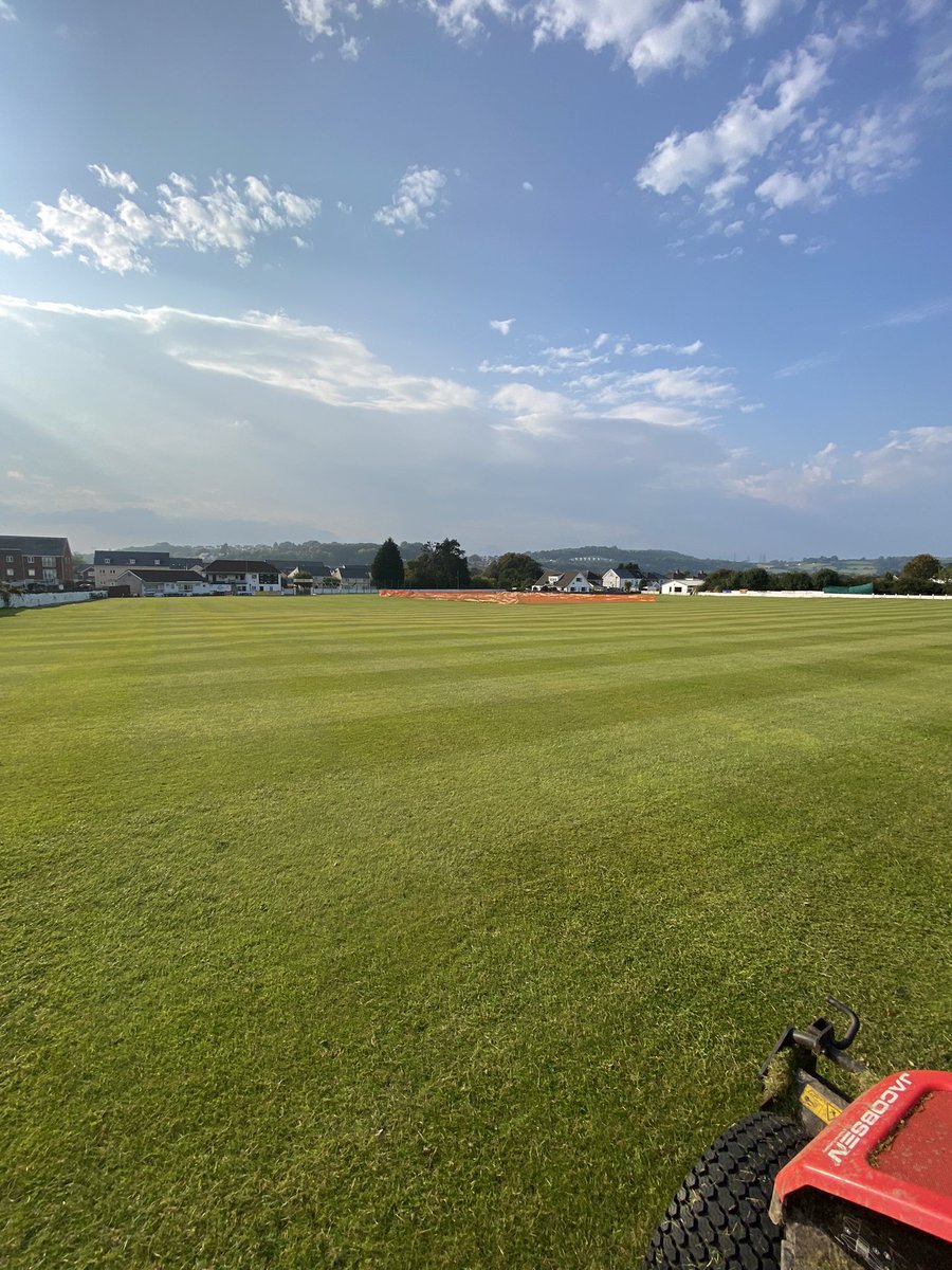 First season as groundsman <a href="/PontarddulaisCC/">PontarddulaisCC</a> comes to an end. Thanks for the opportunity 🏏