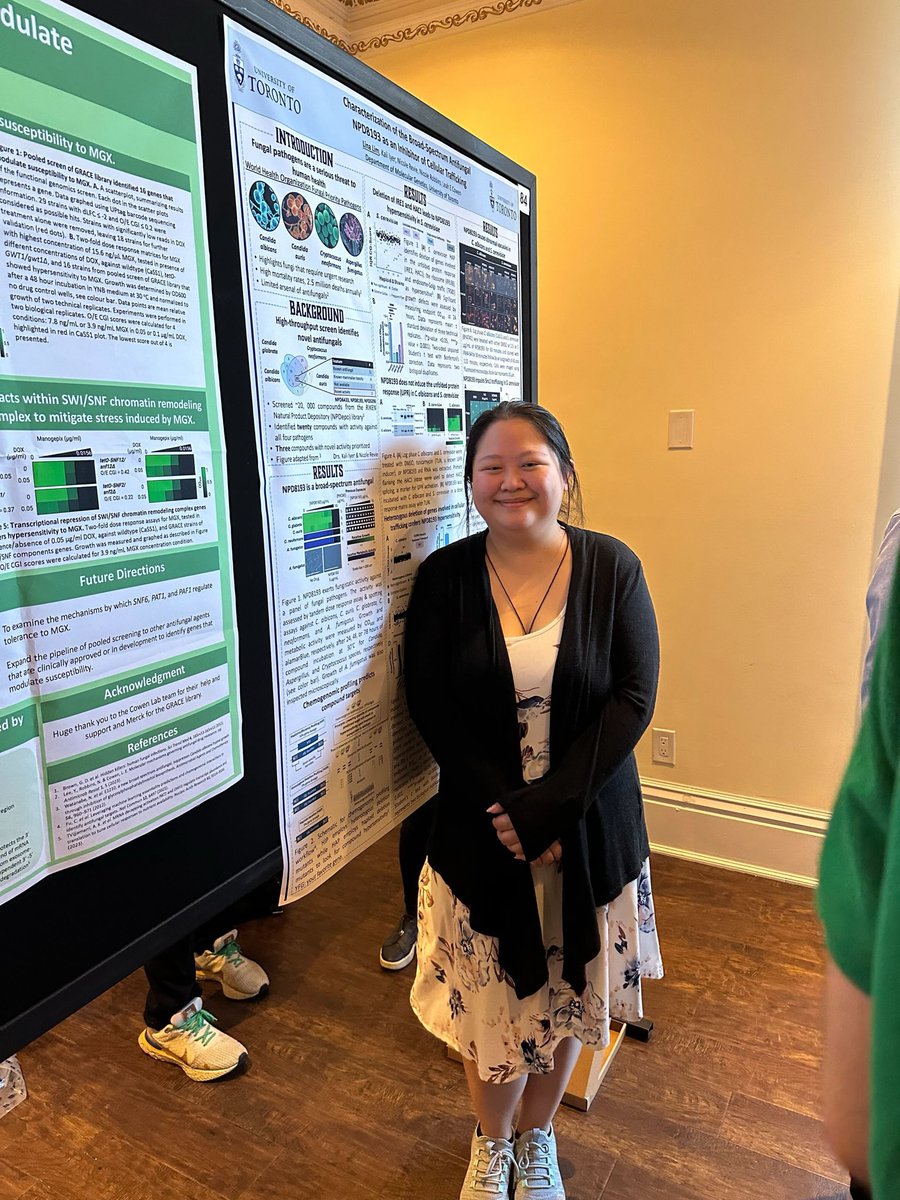Cowen Lab (@cowenlab) on Twitter photo Our grad students showing off their research posters at <a href="/MoGen_Grad/">Department of Molecular Genetics, U of T</a> annual retreat Our grad students showing off their research posters at <a href="/MoGen_Grad/">Department of Molecular Genetics, U of T</a> annual retreat