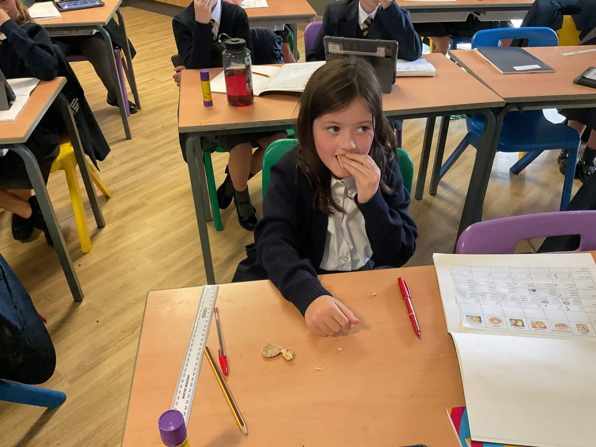 Year5CCPS's tweet photo. In DT we have been evaluating different bread products from around the world. We enjoyed tasting different types of bread. Our discussions focused on describing the texture, appearance, smell and taste. Our favourite was the brioche! https://t.co/iYKadR7cTt