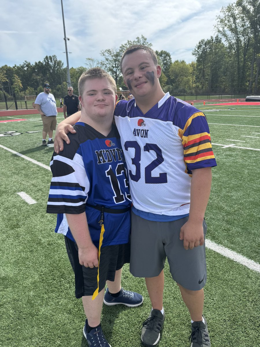 Started our season at Elyria today with flag football!