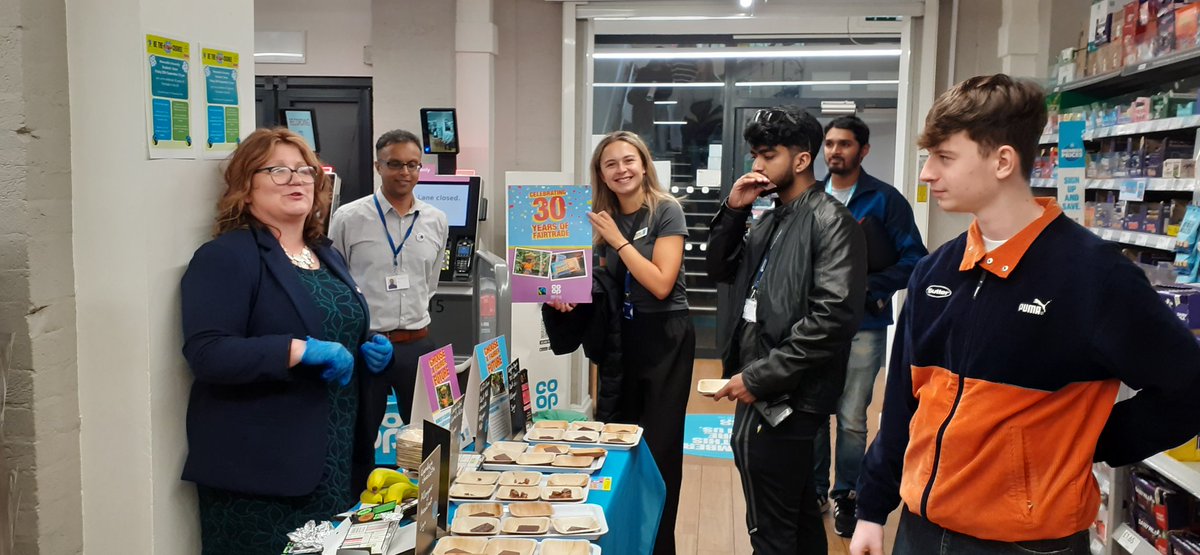 Lynda Clark ๐ (@lyndaclarkcoop) on Twitter photo Great fun <a href="/NUSUcoop/">Gary@NUSU Co-op</a> meeting lots of new <a href="/coopuk/">Co-op</a> student members who were as keen on #Fairtrade as they were on our #chocolate ๐
Great to see <a href="/mahalia_coop/">Mahalia</a> <a href="/FinnCeri/">Ceri @ the Co-op</a> and <a href="/Madhusu77420501/">Madhusudhan Roy</a> Great fun <a href="/NUSUcoop/">Gary@NUSU Co-op</a> meeting lots of new <a href="/coopuk/">Co-op</a> student members who were as keen on #Fairtrade as they were on our #chocolate ๐
Great to see <a href="/mahalia_coop/">Mahalia</a> <a href="/FinnCeri/">Ceri @ the Co-op</a> and <a href="/Madhusu77420501/">Madhusudhan Roy</a>