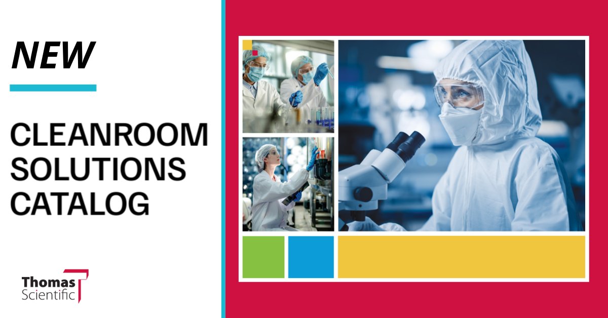 ThomasSci's tweet image. Exciting news! Check out Thomas Scientific’s Cleanroom Solutions Catalog! It showcases the top cleanroom solutions from our CE-Force, XtraClean, and M1 brands, perfect for a range of controlled environments. thomassci.com/FetchFile.ashx… #Cleanroom #QualityAssurance #ThomasScientific