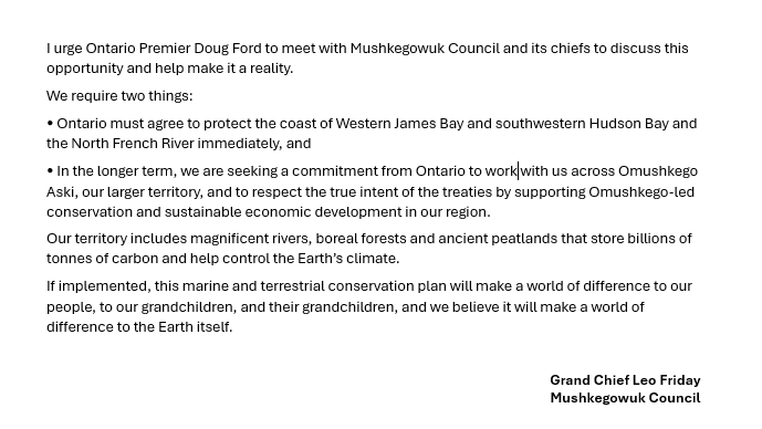 Mushkegowuk Marine Conservation tweet media