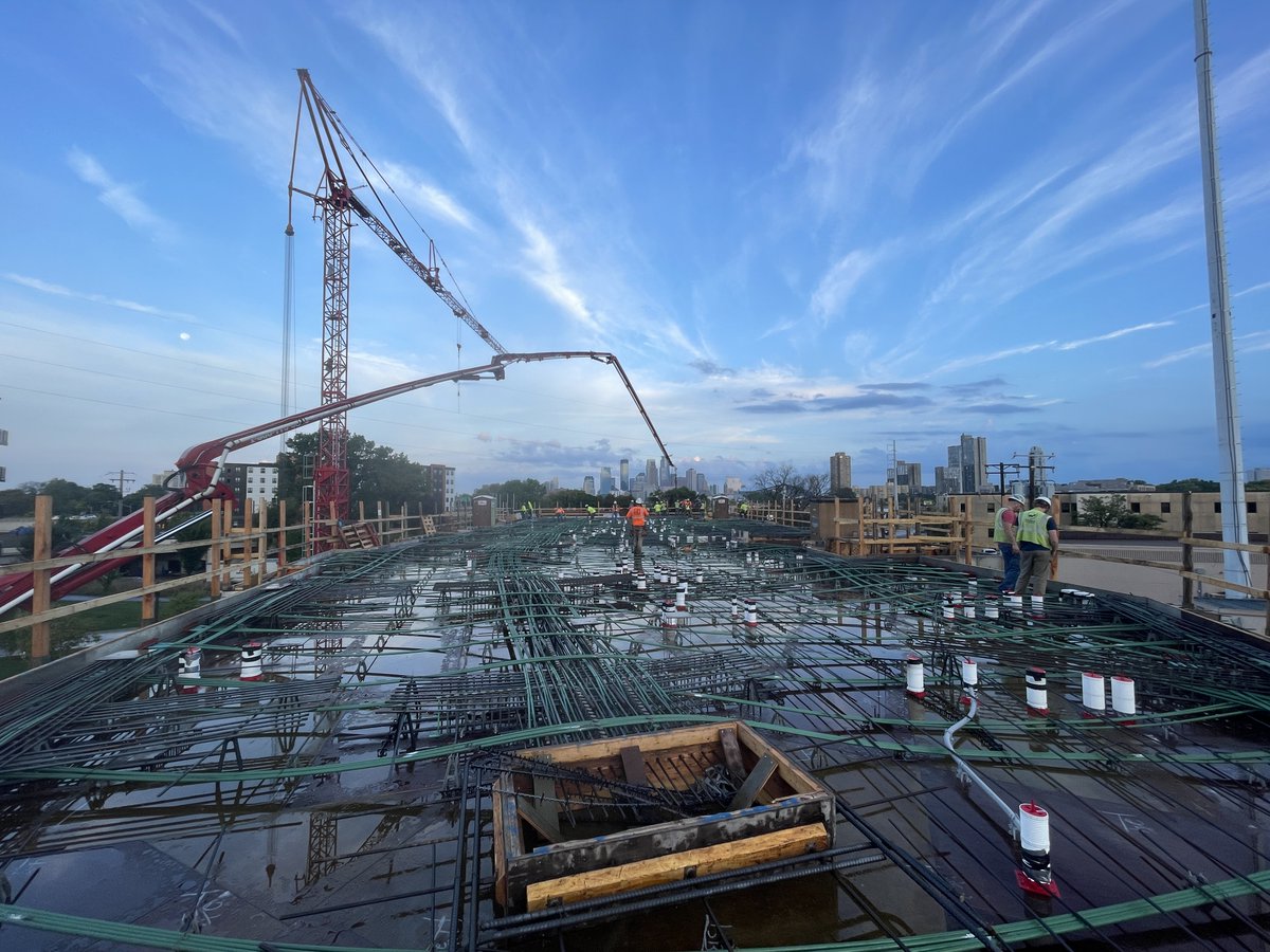 Yesterday was our last PT deck pour at Wadaag Commons—we look forward to starting wood framing next week!