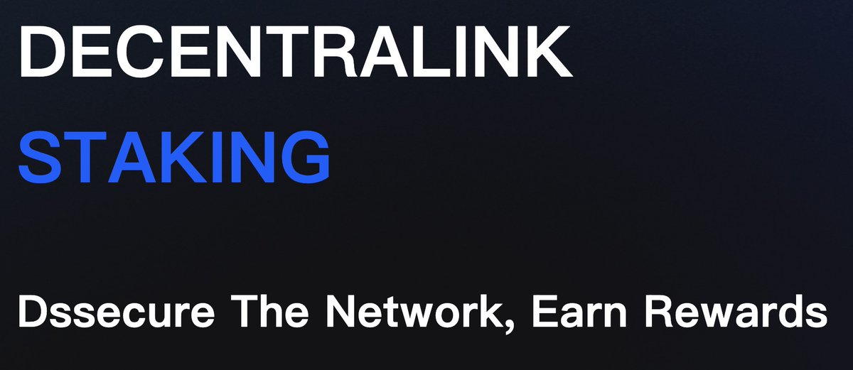 🚀 Big news incoming! 🌐 We’re redefining how real-world data powers #DeFi &amp; beyond with Decentralized Oracles at #Decentralink. Stay tuned for a deeper dive into our 450+ price feeds and $DLK staking opportunities 🔥

#Web3 #Blockchain #DePIN #SmartContracts #Oracles #DLK