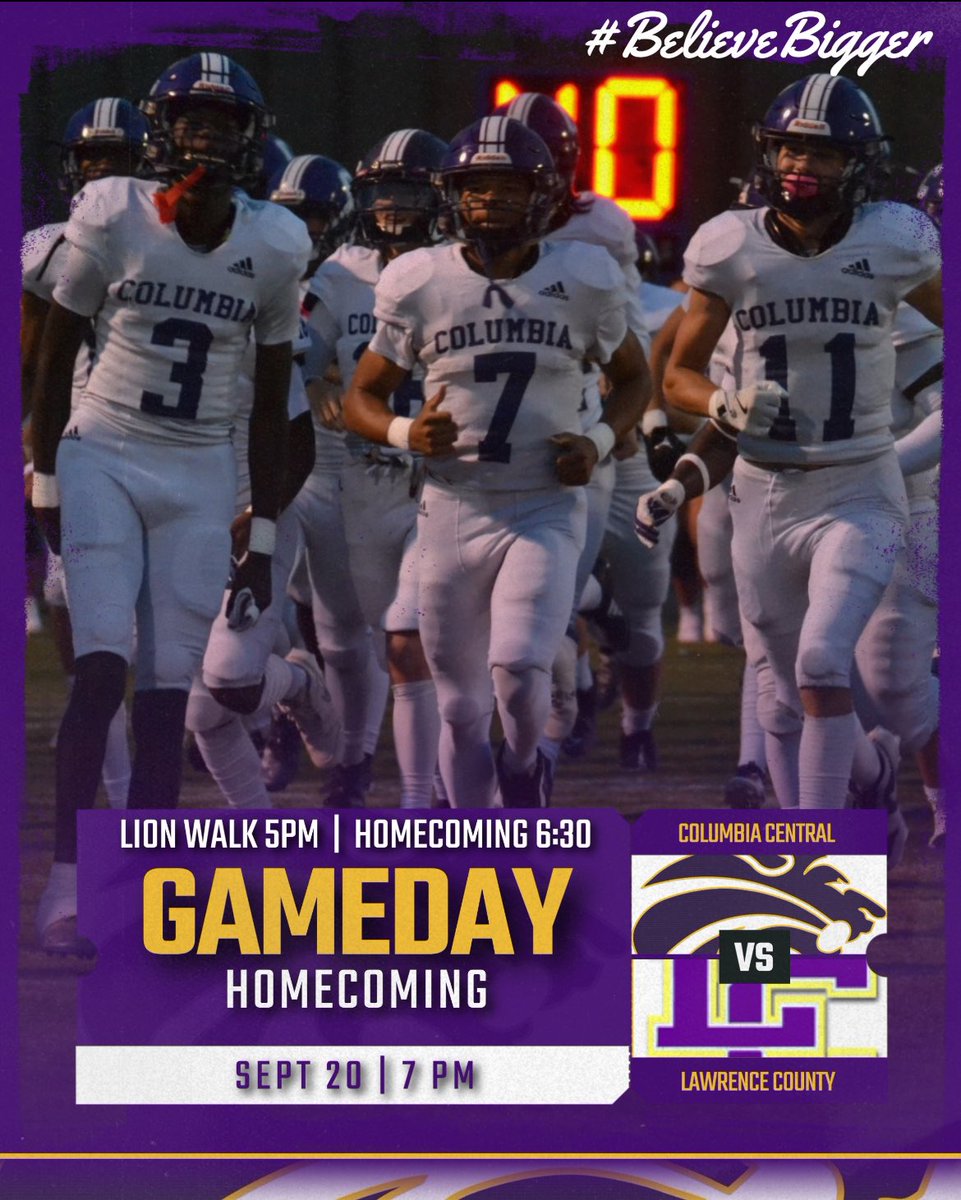 Columbia Central Football (@centrallionsfb) on Twitter photo 