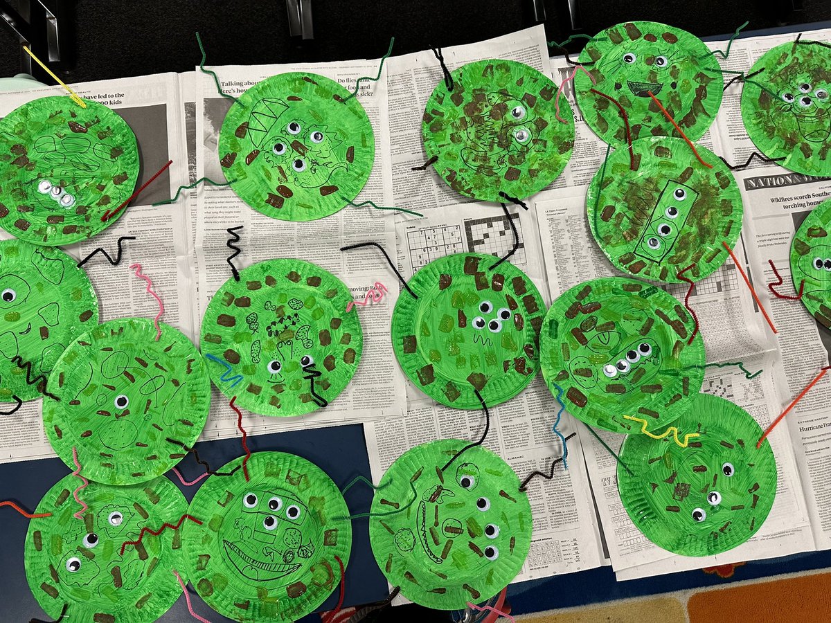 Germs are done and ready to be observed!