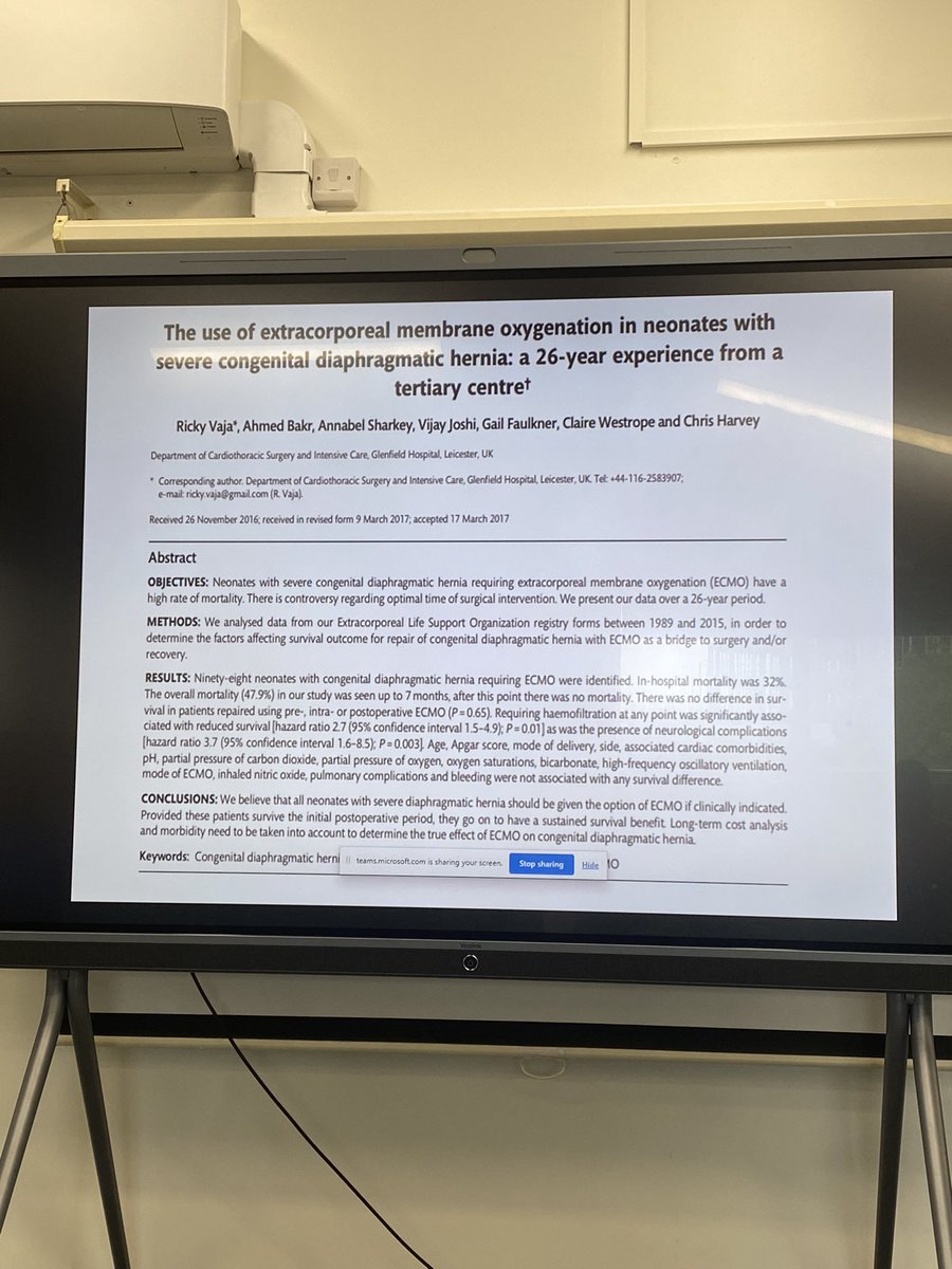 NeonatalSurgery's tweet photo. We were honoured to have Mr. Haitham Dagash, paediatric surgeon 
 @LeicChildHosp give an excellent talk on CDH, ECMO and all the consideration for care, surgery and outcomes.Thank you!! 
A few of the 30 that attended f2f and virtually from across the UK @CDHUK_CHARITY @NNAUK1 https://t.co/13LGKJsXTo