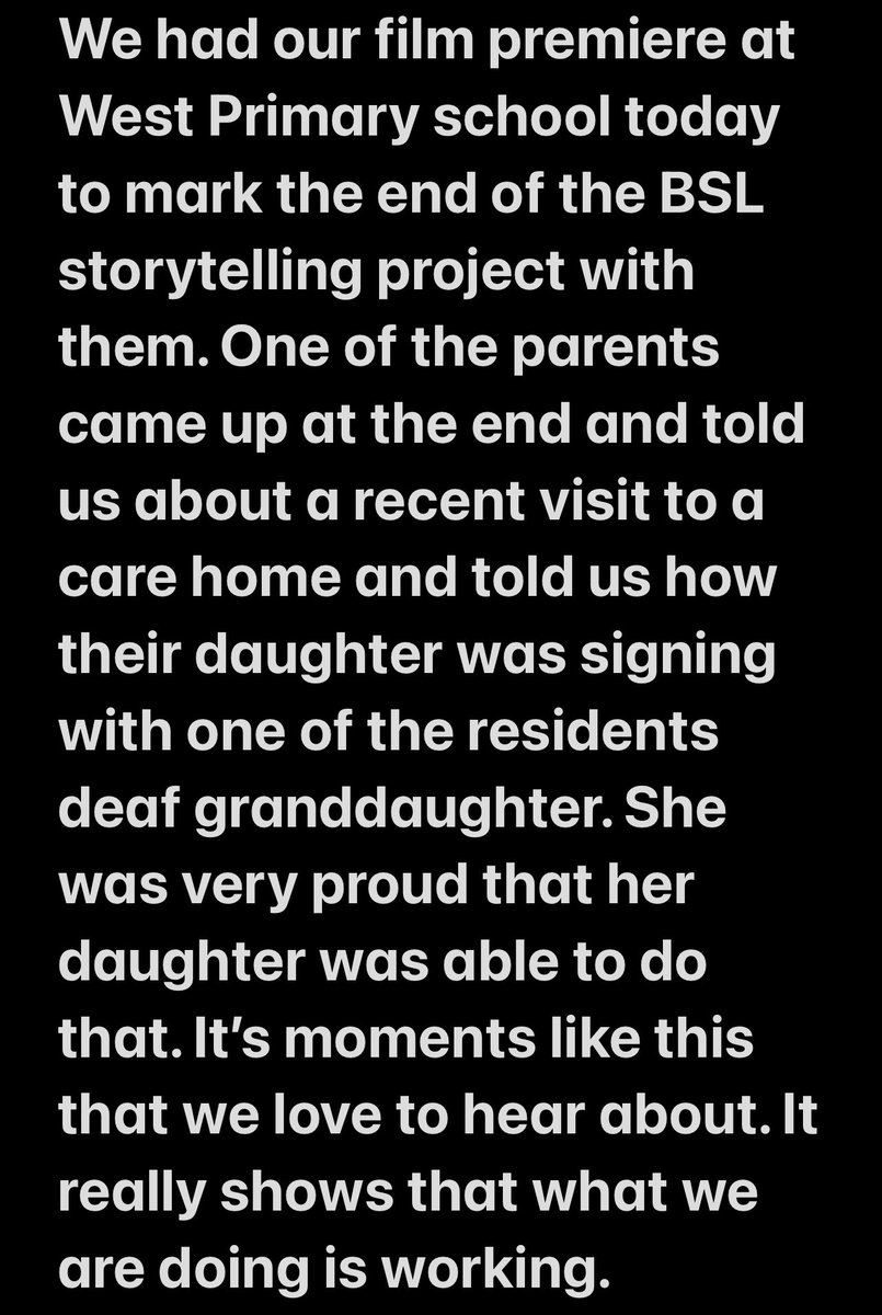 We love hearing all about these experiences. It lets us know that we are building bridges. If your workplace or school are interested in training then please let us know. Drop an email to westscotlandbsl@gmail.com  #bsl #britishsignlanguage #bslinschools #deafbsltutors