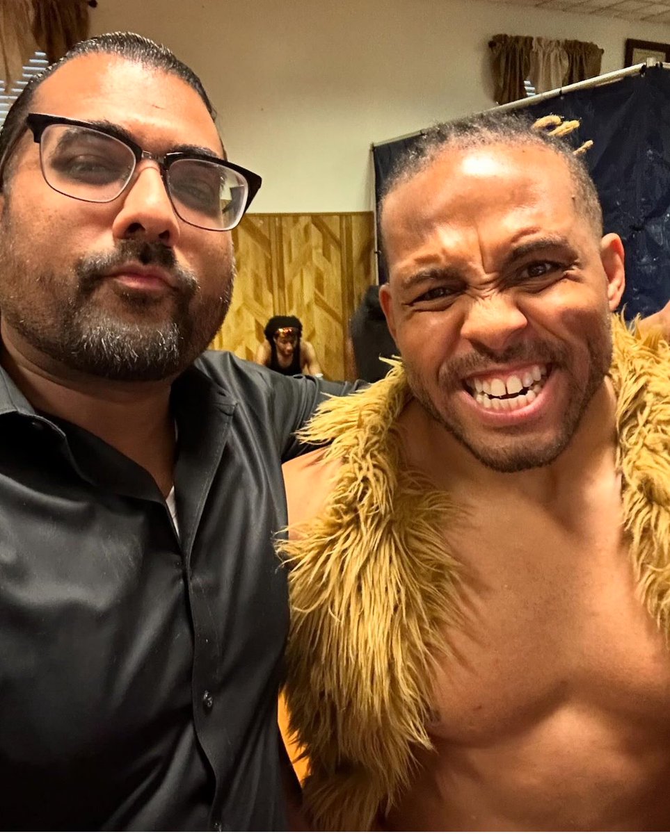 Prince_AJKumar's tweet photo. Happy Birthday to one of the greatest brothers you’ll ever meet in the pro wrestling business! 

@FlyingLionLewis 🎉🎁🎊🙏🏾 https://t.co/0VKzKibh9g