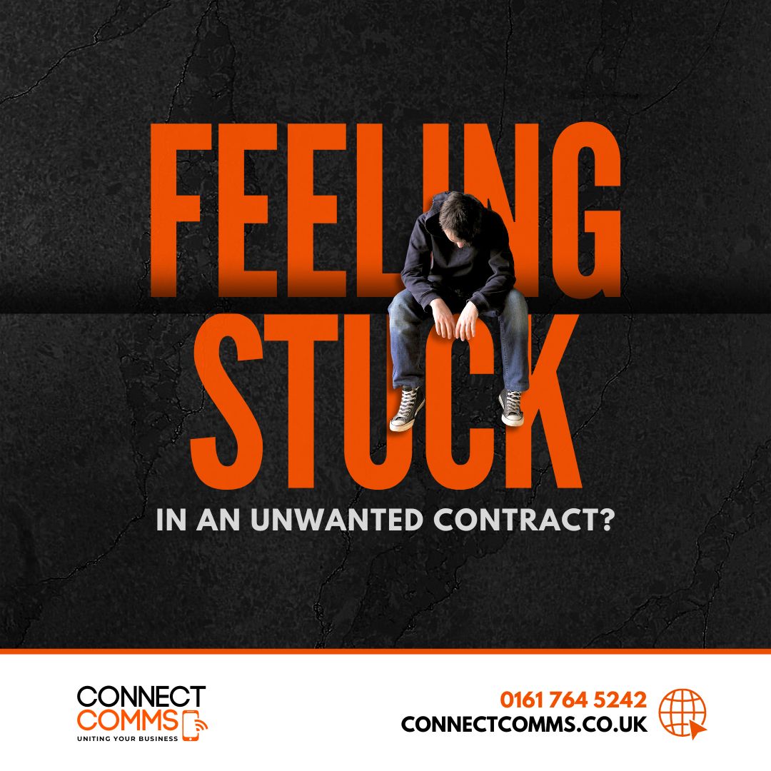ConnectCommsUK's tweet photo. Feeling stuck? Unhappy with quality of service? 👎

A lot of businesses feel trapped by daunting telecom contracts, but we have the answers that you're looking for.

📲 0161 764 5242
🌐 https://t.co/W2PoWaRPnT

#ConnectComms https://t.co/0A8vfWLPSq