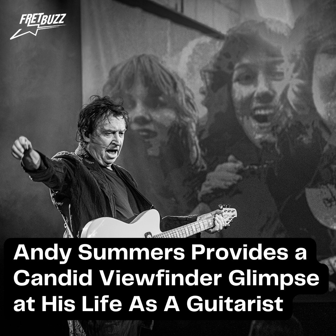 Andy Summers transcends music and photography with his live performance of Vertiginous Canyons, inspired by his book A Series of Glances. Check out our exclusive interview to see how he creates magic on stage on FretBuzz.co! #Andysummers #musicnews #musicindustry