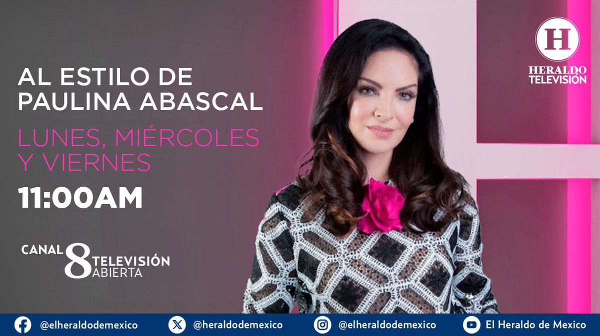 #AlEstilo de <a href="/Paulina_Abascal/">Chef Paulina Abascal</a> 

-<a href="/FedeDorcaz/">FedeDorcaz</a> en nuestra cocina 
-Preparamos un delicioso #PastelDeCoco 
-#Alzheimer: Causas, síntomas y tratamientos 

#EnVivo
▶️ bit.ly/3xqq8YU