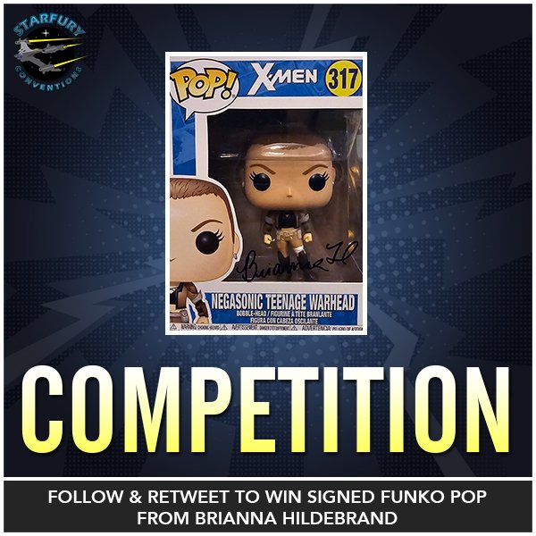 starfuryevents's tweet photo. It's #competition time, with a great prize for fans of #thexmen and #marvel.

We're giving away a @OriginalFunko of Negasonic Teenage Warhead, signed by the actor who portrays them in #Deadpool, Brianna Hildebrand.

For a chance to win, simply follow us and retweet this post https://t.co/Ax8BIcm5uy