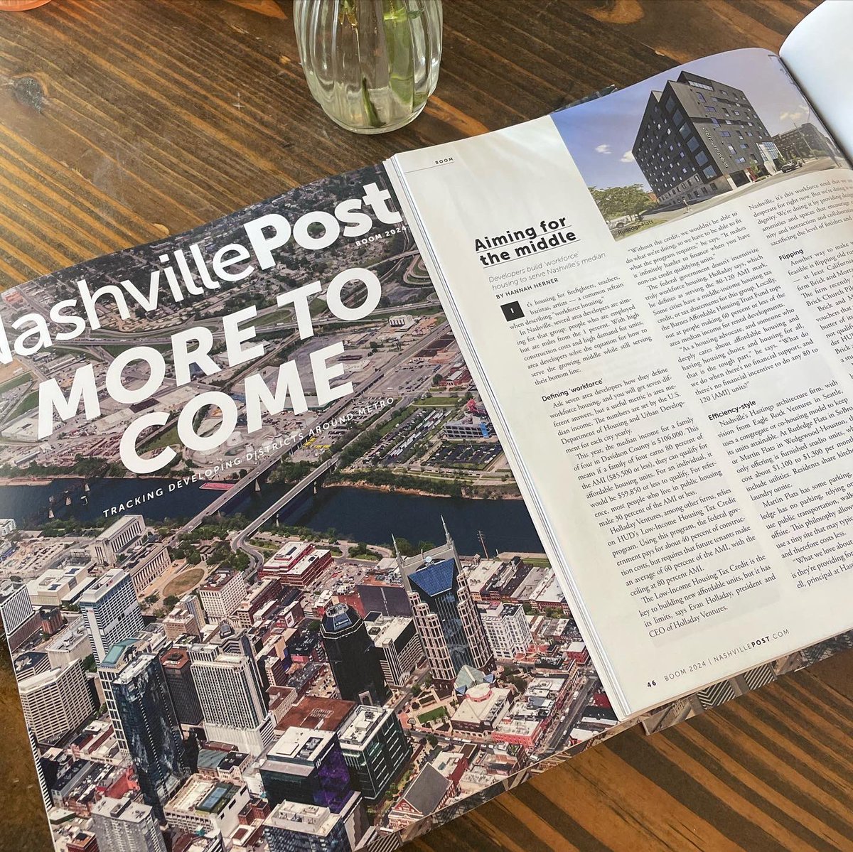 mcneelybrockman's tweet photo. #TeamMBPR had a great time at the @NashvillePost Annual BOOM Event and learned more about the growth and development of our city! #MBPRClient HASTINGS Architecture is featured in this year’s issue highlighting the changing landscape of Wedgewood-Houston. https://t.co/PY5AoJPQWs