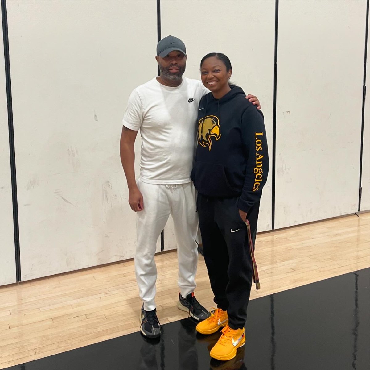 Coach Stan Delus (@coach_delus) on Twitter photo Thank you Coach Sabrina White from Cal State University in Los Angeles, for coming out to our workout and recruiting our student athletes. We greatly appreciate you taking the time to come out. Good luck this upcoming season. <a href="/CalStateLAWBB1/">Cal State LA W. Basketball</a> <a href="/femalephiljack/">Sabrina White</a> Thank you Coach Sabrina White from Cal State University in Los Angeles, for coming out to our workout and recruiting our student athletes. We greatly appreciate you taking the time to come out. Good luck this upcoming season. <a href="/CalStateLAWBB1/">Cal State LA W. Basketball</a> <a href="/femalephiljack/">Sabrina White</a>