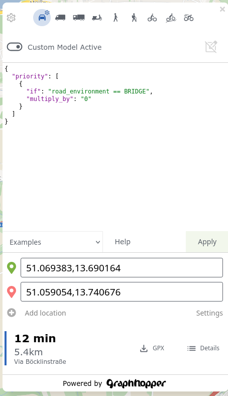 GraphHopper tweet media