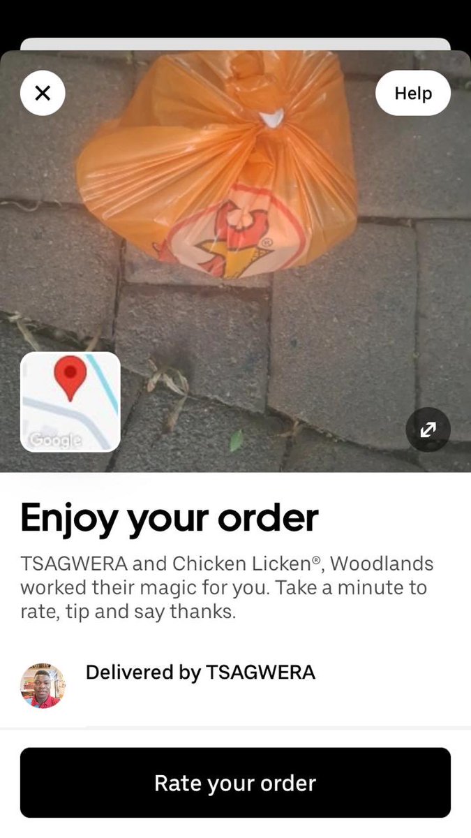 sgonondo_7's tweet photo. ⁦@UberEats⁩ you are a syndicate. You promote a policy of your drivers taking pics of random pavements claiming delivery was done. Don’t even have a pavement like this but you claim driver followed policy. A policy of scammers https://t.co/HwWjo4E7VZ