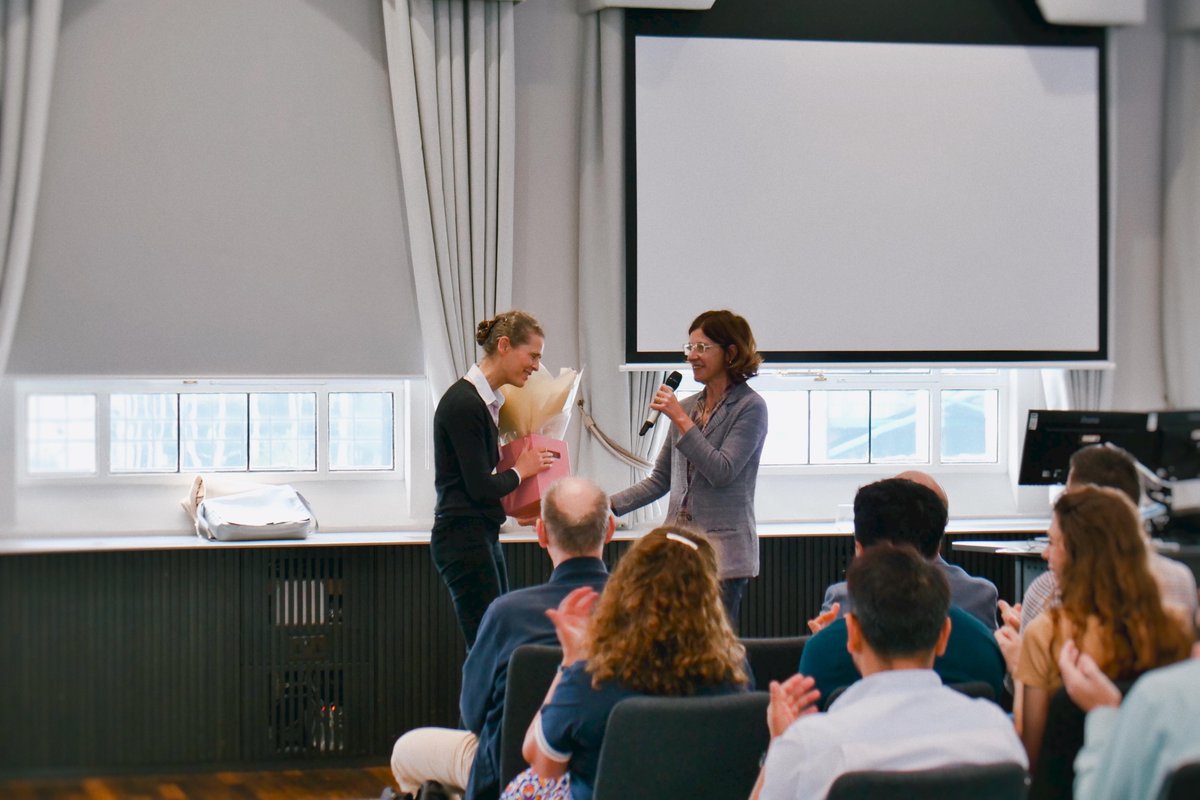 Our final talk of the day was given by Teresa Carlomagno. Demonstrating the power of integrative structural biology to elucidate the structure of a multi domain complex required to acetylate histone H3 <a href="/UoBbiosciences/">UoB Biosciences</a> <a href="/IcgsUob/">Cancer and Genomic Sciences</a> #NMR #Histones