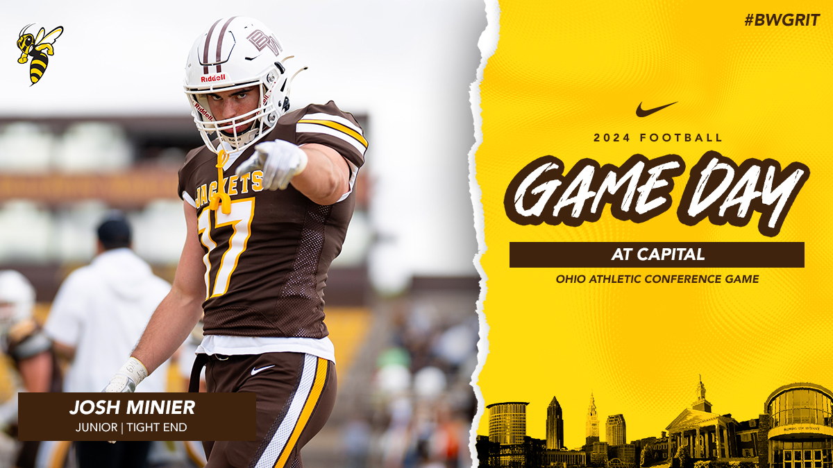Baldwin Wallace Athletics (@bwathletics) on Twitter photo <a href="/BWFootball_/">Baldwin Wallace Football</a> travels South once again for <a href="/OHAthleticConf/">Ohio Athletic Conference</a> game vs. <a href="/CapitalU_FB/">Capital University Football</a>
📍- Bernlohr Stadium
⏰ - 1:30 pm
🎟️ - bwyellowjackets.cc/3QaivRr
📊 - bwyellowjackets.cc/4e3nIFz
📻 - bwyellowjackets.cc/3P015pX
📺 - bwyellowjackets.cc/4gG9GeP
📷 - <a href="/ErikDrost/">Erik Drost</a> '11 <a href="/BWFootball_/">Baldwin Wallace Football</a> travels South once again for <a href="/OHAthleticConf/">Ohio Athletic Conference</a> game vs. <a href="/CapitalU_FB/">Capital University Football</a>
📍- Bernlohr Stadium
⏰ - 1:30 pm
🎟️ - bwyellowjackets.cc/3QaivRr
📊 - bwyellowjackets.cc/4e3nIFz
📻 - bwyellowjackets.cc/3P015pX
📺 - bwyellowjackets.cc/4gG9GeP
📷 - <a href="/ErikDrost/">Erik Drost</a> '11