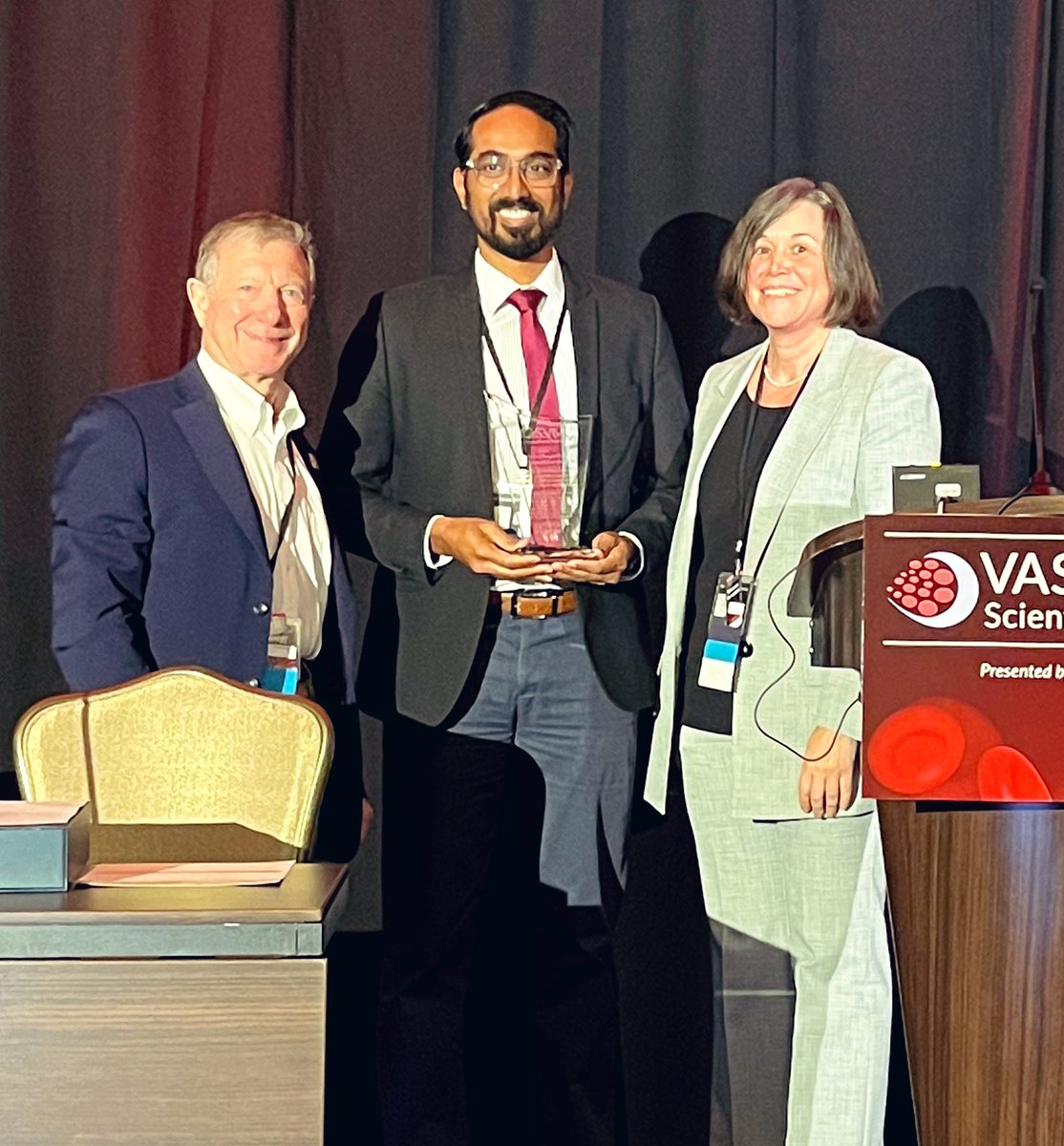 Society for Vascular Medicine | SVM (@svm_tweets) on Twitter photo Congratulations to <a href="/AlokAmraotkar/">Alok Amraotkar, MD, MPH</a> for winning the meritorious Mark Creager Award for Research Excellence! <a href="/DrMarkCreager/">Mark Creager</a> <a href="/heatherlgornik/">Heather L Gornik</a>
#VSS2024 Congratulations to <a href="/AlokAmraotkar/">Alok Amraotkar, MD, MPH</a> for winning the meritorious Mark Creager Award for Research Excellence! <a href="/DrMarkCreager/">Mark Creager</a> <a href="/heatherlgornik/">Heather L Gornik</a>
#VSS2024