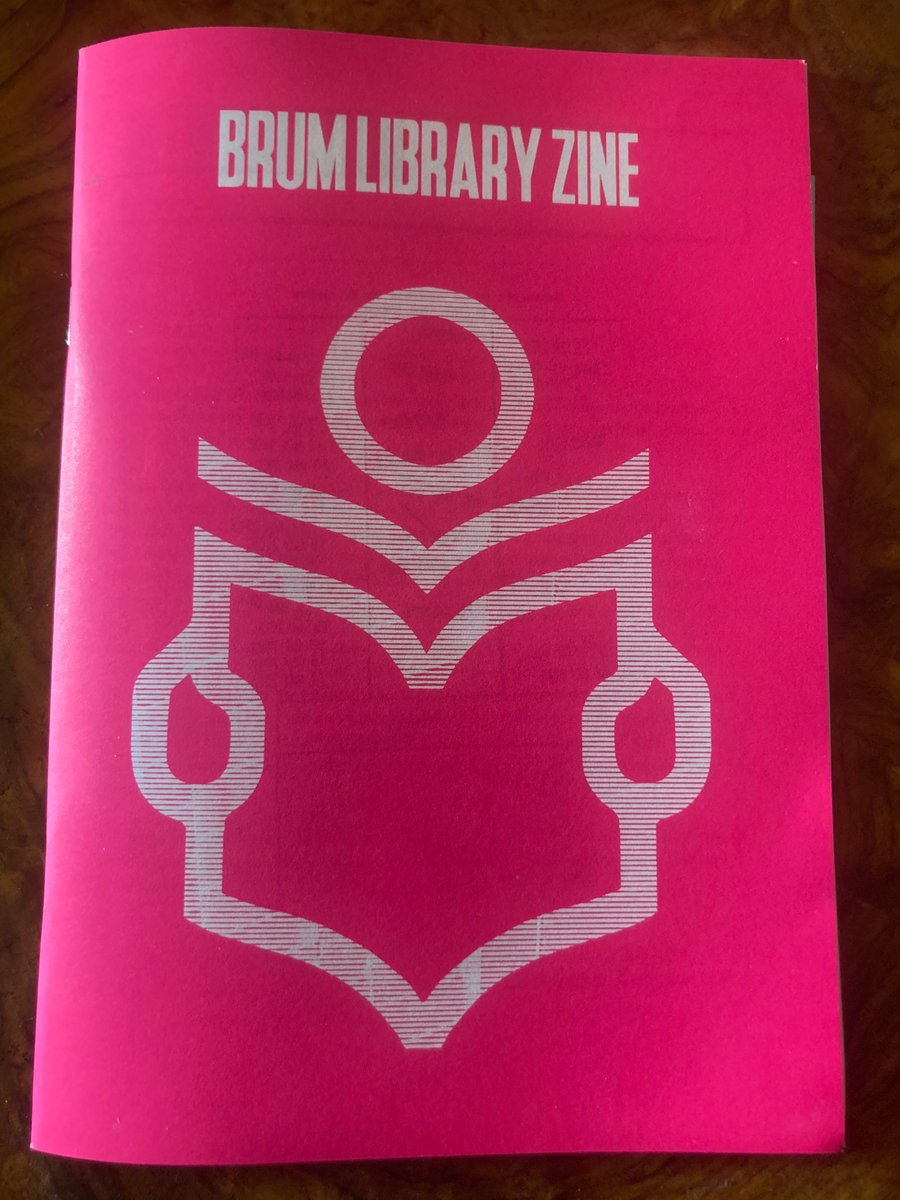 Natalie Marlow (@nataliemarlow2) on Twitter photo My gorgeous copy of the Brum Library Zine has arrived today. Why not pop into your local library and get a free copy?
Also, visit <a href="/BrumLibraries/">Birmingham Loves Libraries</a> to learn more about the campaign to save them! My gorgeous copy of the Brum Library Zine has arrived today. Why not pop into your local library and get a free copy?
Also, visit <a href="/BrumLibraries/">Birmingham Loves Libraries</a> to learn more about the campaign to save them!