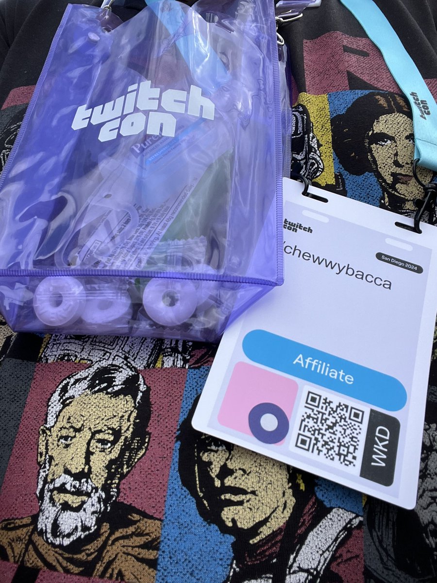 Chewwy3434's tweet photo. Ready for the first day of TwitchCon! Let the fun begin! #TwitchCon2024 #TwitchConSanDiego https://t.co/6R6JyFFNwT