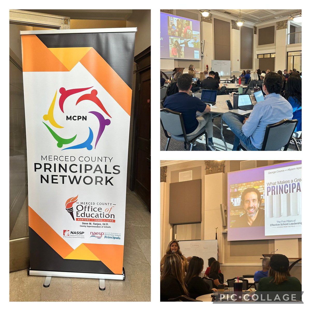 BorbaLeads's tweet photo. More than 50 energetic elementary school leaders are connecting, learning, and growing at the #MCPN this morning with none other than @AllysonApsey @gcouros @NAESP @MercedCOE https://t.co/ajspIQevDH