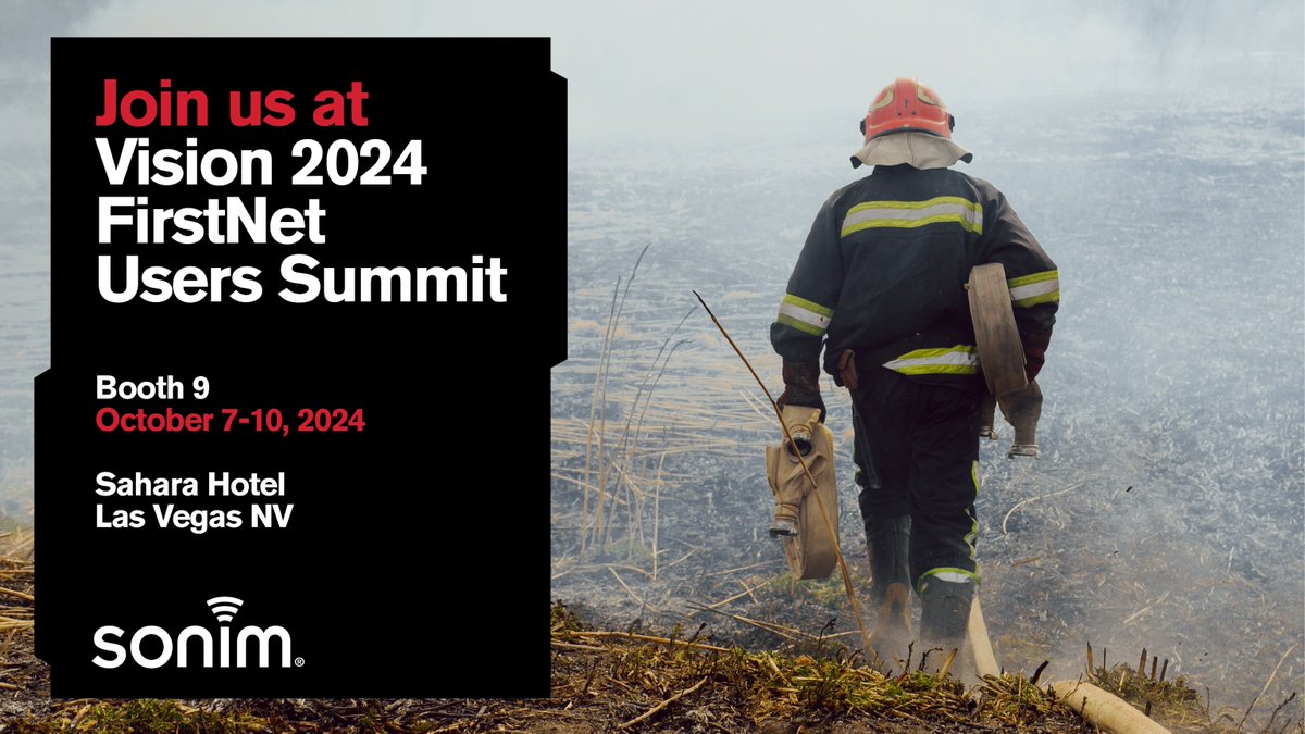 sonimtech's tweet image. Built for heroes, designed for action. 🚨 Join us at Vision 2024 #FirstNet User Summit, Booth #9, to experience Sonim’s ultra-rugged devices made for Public Safety and First Responders. Stop by or learn more here: sonimtech.com/solutions/indu…

#PublicSafety #FirstResponders #Sonim