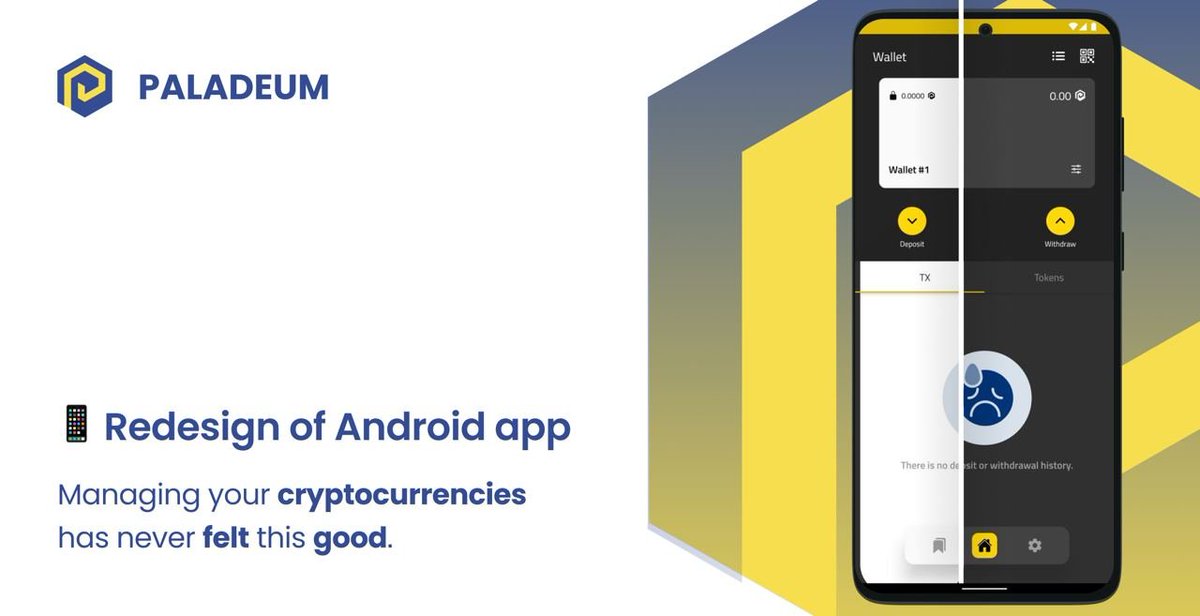 🚀 Introducing the New Paladeum Crypto Wallet Design for Android! 

👉 Update your Paladeum Wallet on Google Play: play.google.com/store/apps/det…