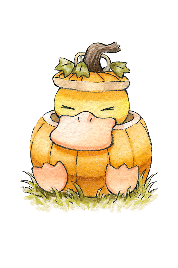 OliverHamlin's tweet image. Pumpkin Psyduck