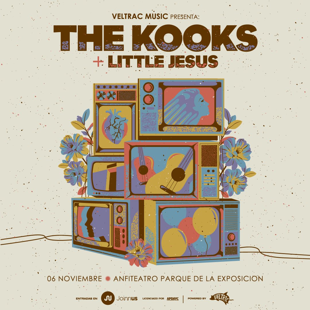 🔥Veltrac Music presenta <a href="/thekooksmusic/">The Kooks</a> + <a href="/thelittlejesus/">Little Jesus</a> en Lima este 06 de noviembre en el Anfiteatro del Parque de la Exposición. 🎸
Entradas a la venta desde este lunes 23 de septiembre en <a href="/joinnus/">Joinnus</a>. ¡No te lo pierdas! 🎟️

#veltracmusic #thekooksenlima #littlejesusenlima