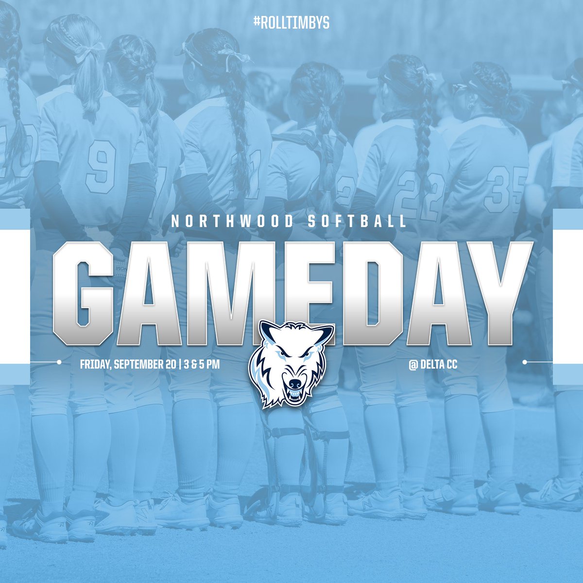 IT'S GAMEDAY AGAINST THE DELTA DUCKS! #ROLLTIMBYS 

📍DELTA CC
⏰ 3 PM &amp; 5 PM
🆚 DELTA CC