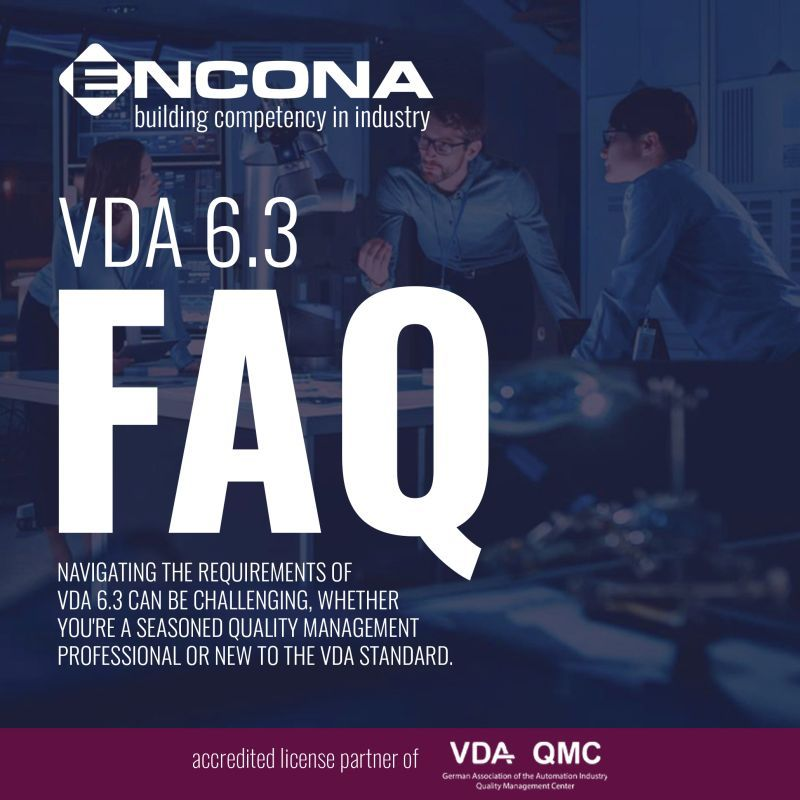 Do you have questions about VDA 6.3? You're not alone. Whether you're a seasoned quality management professional or new to the VDA standard, our comprehensive FAQ is designed to address all your pressing queries.
#VDA #VDA63