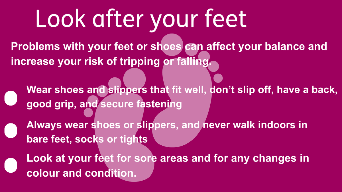 According to NHS Wales falls are a common, often overlooked, cause of injury. Around 1 in 3 adults aged over 65 &amp; half of people over 80 will have at least 1 fall a year.

But there are lots things we can all do to reduce our risk of falling over 👉bit.ly/FallsAwareness…