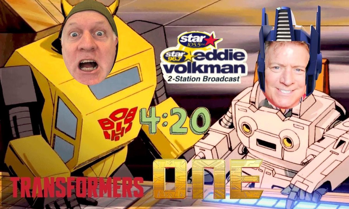 ubercritic's tweet photo. WE CAN REBUILD THEM! Appearing on @EddieVolkman
Show ... 3-7p on 2 stations ... STAR 96.7 and STAR 105.5 (online https://t.co/hdnxPWvyr0)
Reviewing #TransformersOne (#intheater 9/20) FRI SEPT 20 4:20p π±
@LorraineEvanoff @KICKSEAT @frankschicago @hannahbonair https://t.co/2gjcrL9i1X