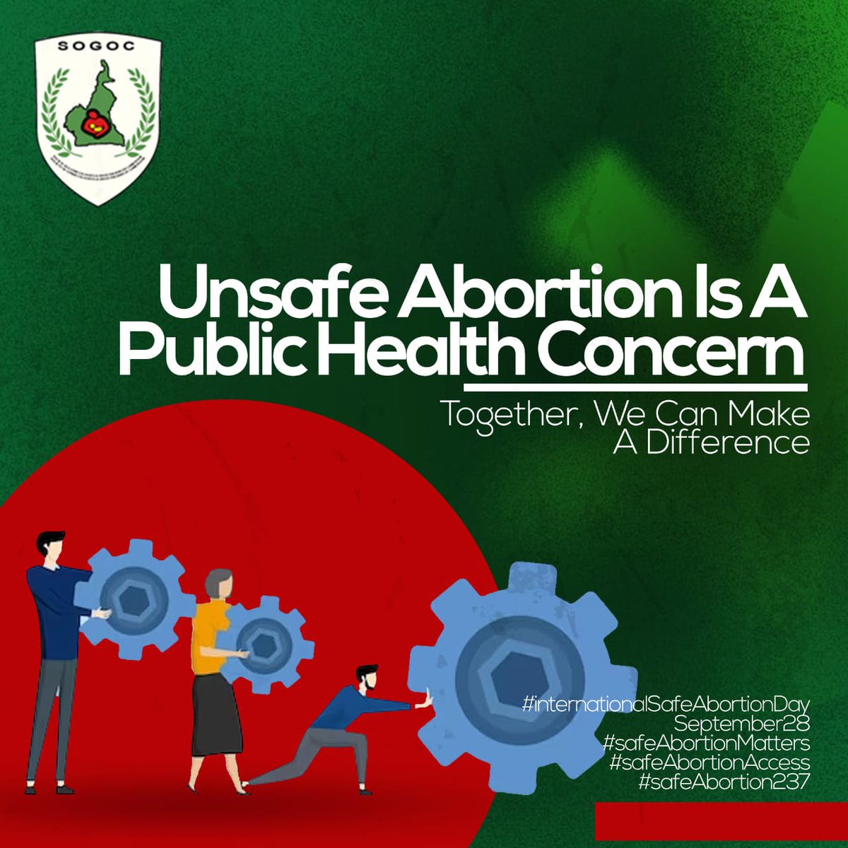 It is a fact !
Unsafe abortion is a public health concern 
Here is why
About 30 percent of maternal deaths are related to unsafe abortions.

#SafeAbortionMatters
#SafeAbortionAccess
#SafeAbortion237
#AbortionSolidarity