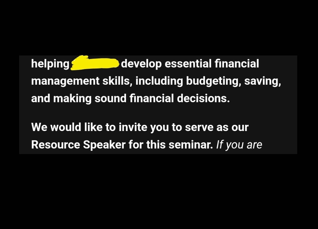 Azellibz's tweet photo. Resource Speaker for making sound financial decisions???????? HAHAHAHAHAHA ang net worth ko po ay negative hahahahaha maawa po kayo sa taumbayan, wag ako hahahahahaha 😭😭😭😭😭 https://t.co/zC5rhs2ohT