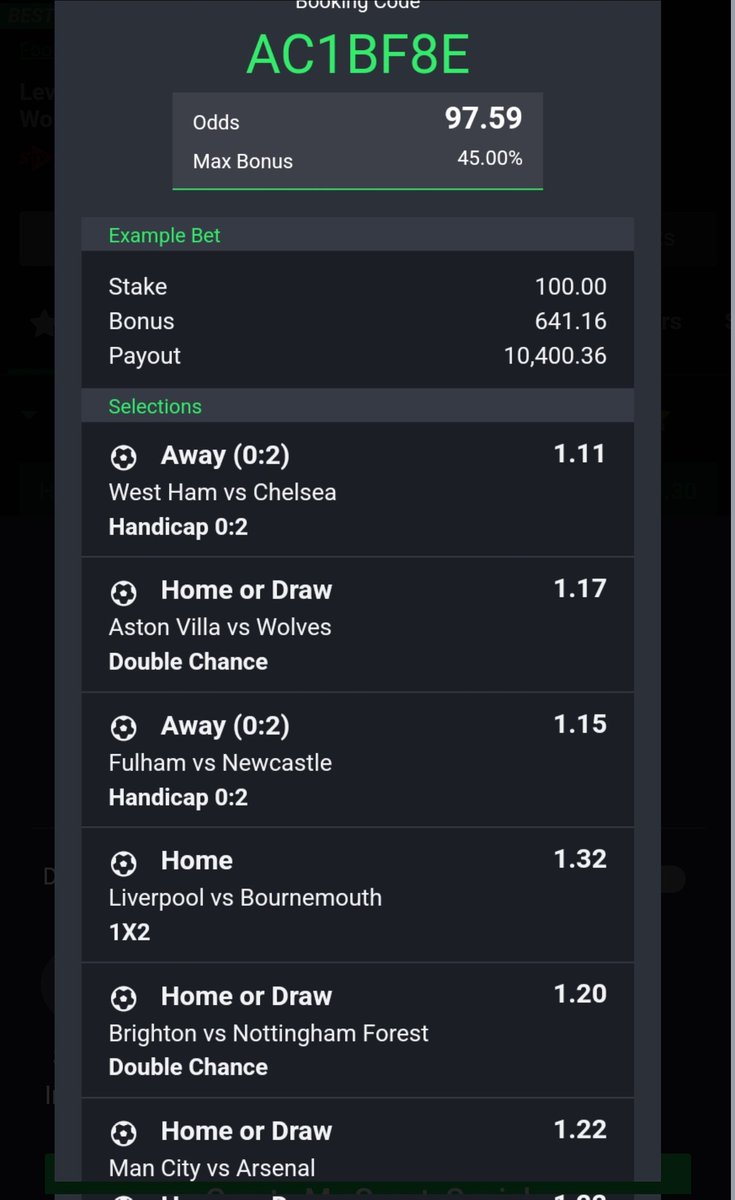 _Jaredad's tweet photo. 100 odds weekend fixtures only 🔥 https://t.co/pnjN3dHAYr