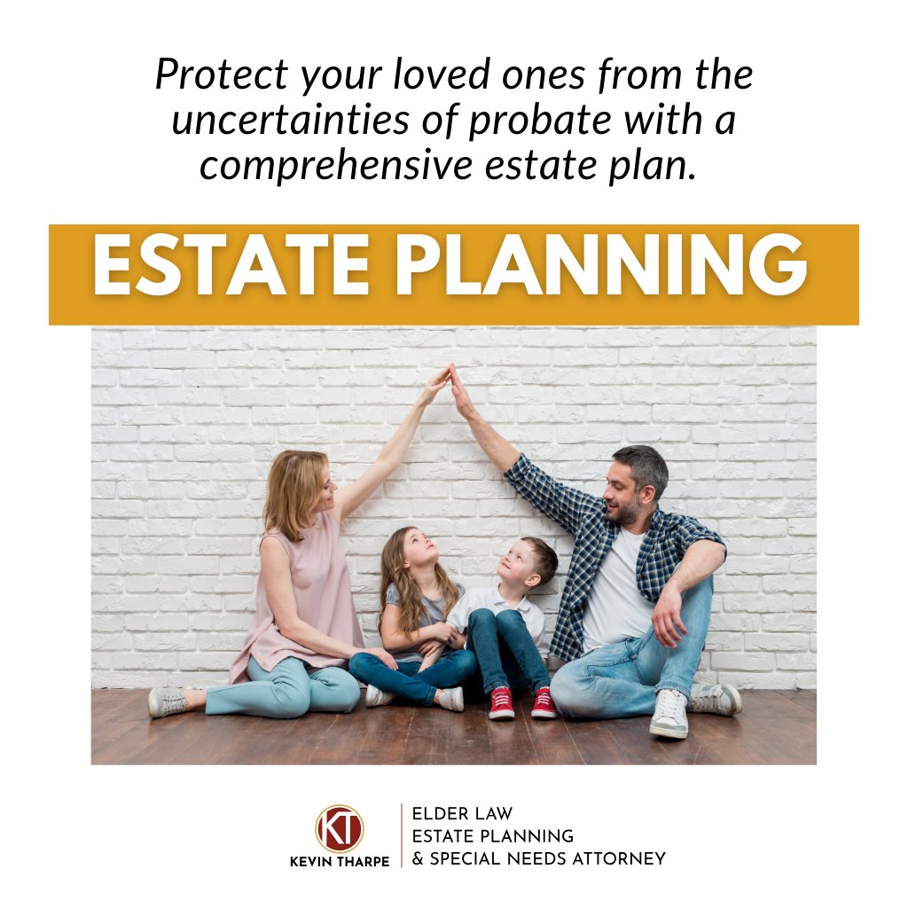 JKevinTharpe1's tweet image. Protect your loved ones from the uncertainties of probate with a comprehensive estate plan. Kevin Tharpe can help you create a plan that safeguards your assets and reduces tax liabilities. kevintharpe.com/estate-plannin… #EstatePlanning #ProbateAvoidance #EstateLaw