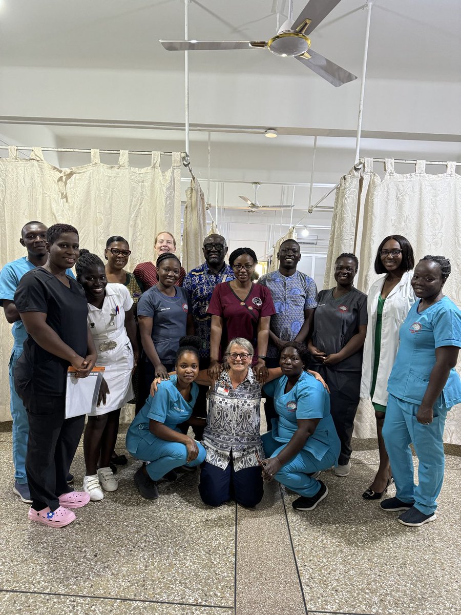 Claire Fulbrook-Scanlon (@clairefulbrook) on Twitter photo My week in Ghana ended with a visit to the stroke unit in KBTH, Accra 🇬🇭. Amazing MDT working to deliver excellence in stroke care for over 10 years in partnership with <a href="/WGStroke/">Wessex Global Stroke Partnerships</a> <a href="/ClareGordon1/">Dr Clare Gordon (PhD)</a> <a href="/UWE_NMP/">UWE Independent Prescribing</a> My week in Ghana ended with a visit to the stroke unit in KBTH, Accra 🇬🇭. Amazing MDT working to deliver excellence in stroke care for over 10 years in partnership with <a href="/WGStroke/">Wessex Global Stroke Partnerships</a> <a href="/ClareGordon1/">Dr Clare Gordon (PhD)</a> <a href="/UWE_NMP/">UWE Independent Prescribing</a>