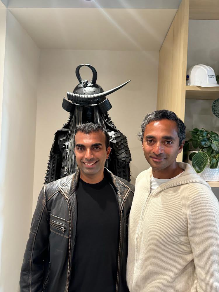 chamath's tweet photo. Four years ago I met @VivasVK7 on X, and after  months of getting to know him, we started a company together in the battery metals / specialty chemicals space. 

Sound boring? It’s not. 

Our thesis was centered on a few key themes I was exploring at the time:

•Can we use AI to accelerate how we make things in the physical world - specifically finding cheaper yet more energy dense battery metals?

•Can we accelerate the pace of automotive and grid electrification by increasing the supply of domestic battery supply?

•Can we help accelerate our decoupling from Chinese supply chains? 

It’s been a long four years of ups and downs. We’ve made a lot of technical progress and have made some important technical leaps. 

Today we announce that the team has been selected for $125M in grant funding from the US Department of Energy and the State of Michigan to build a US production facility for iron-rich battery cathodes. 

This will help the US secure our own future and continue to electrify our infrastructure.

I’m really excited to see the @Mitra_Chem team building critically needed US infrastructure.

Go USA!!!